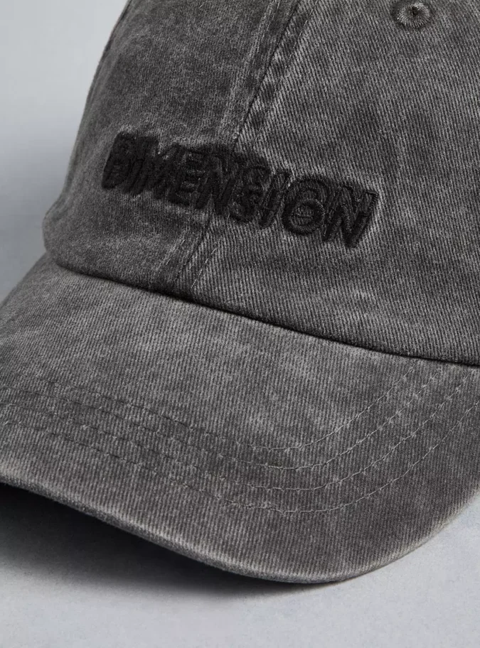 Embroidered Cap with Buckled Strap Closure-3