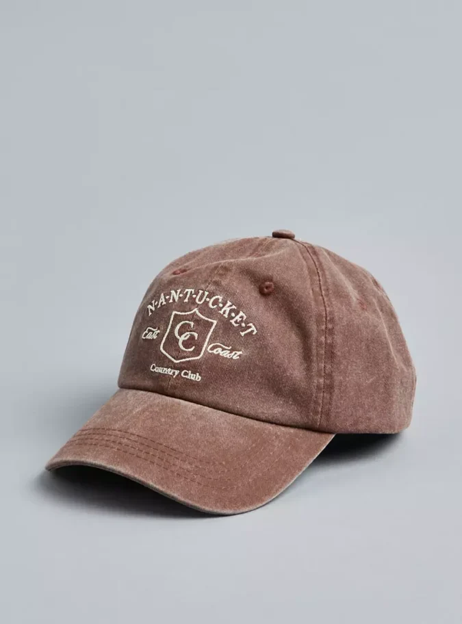 Embroidered Cap with Hook and Loop Strap Closure -1