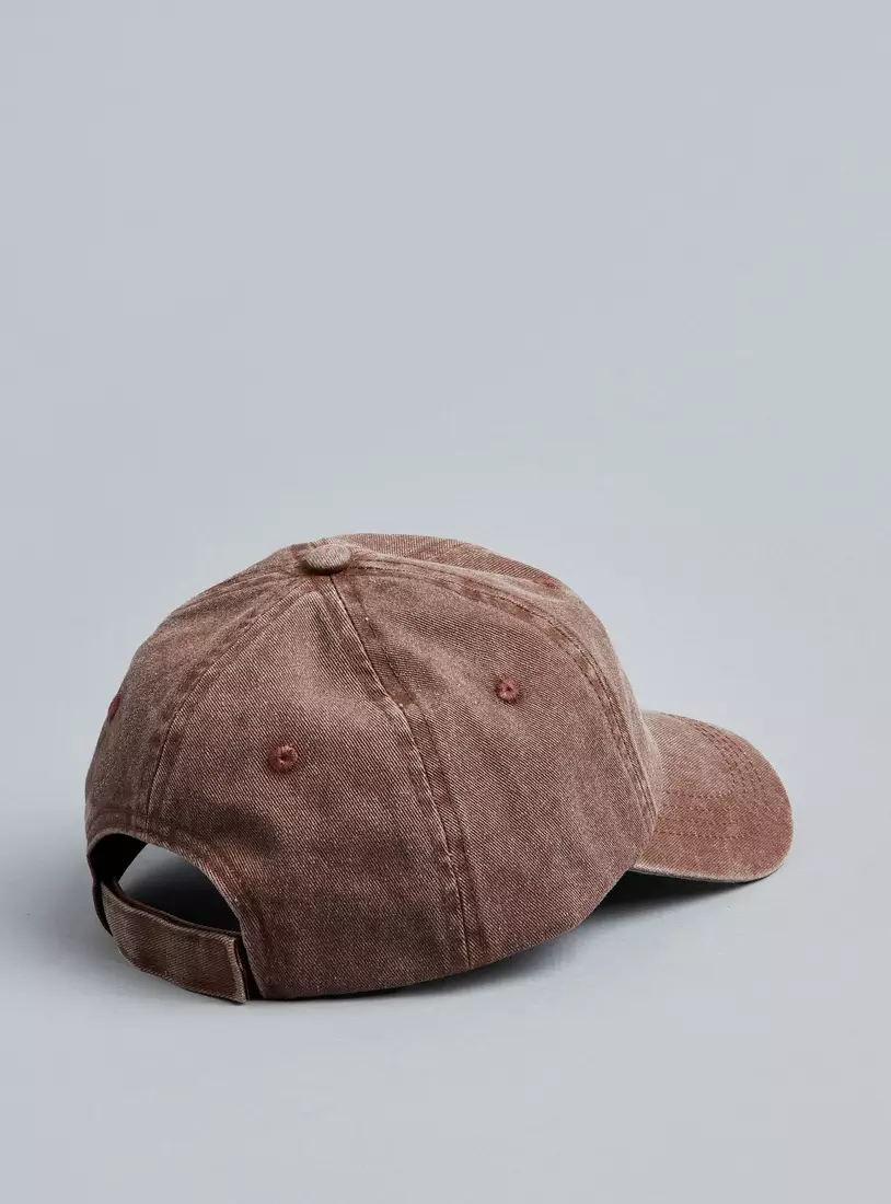 Embroidered Cap with Hook and Loop Strap Closure -2