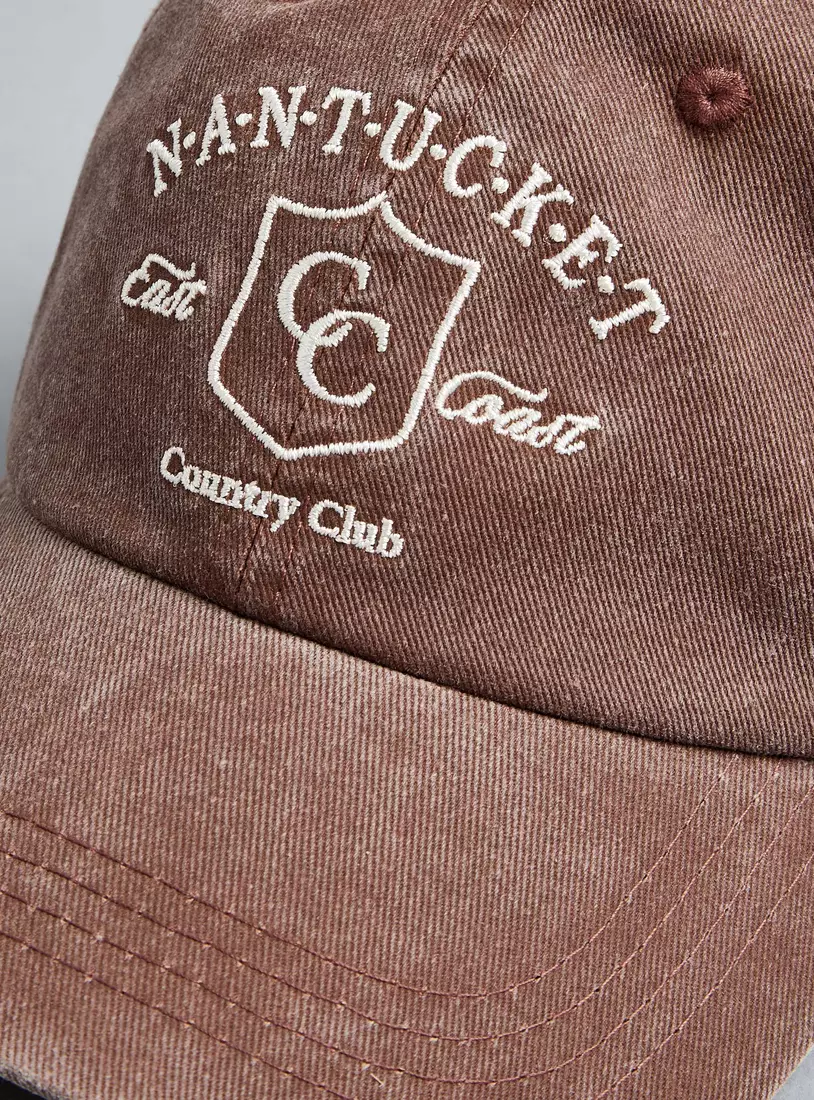 Embroidered Cap with Hook and Loop Strap Closure -3