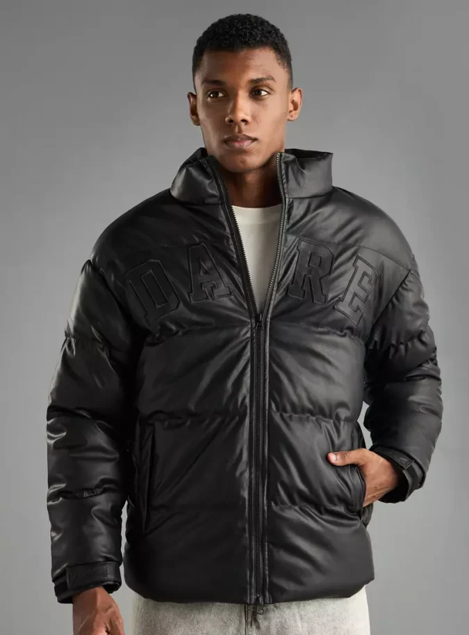 Embroidered Puffer Jacket-1