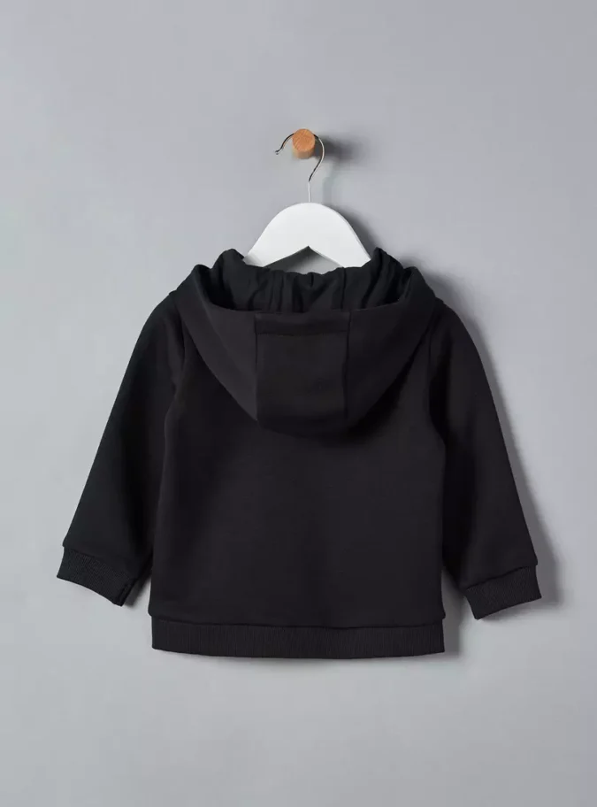 Hooded Zip Through Sweatshirt-2