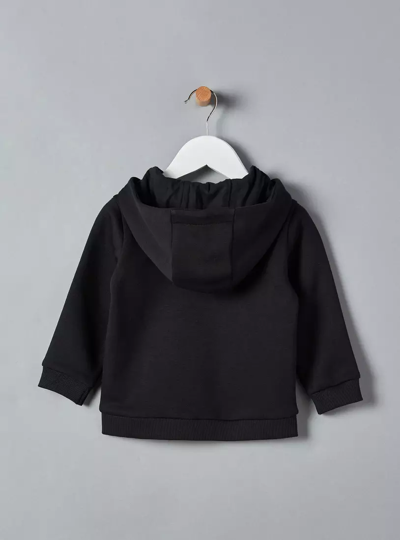 Hooded Zip Through Sweatshirt-2