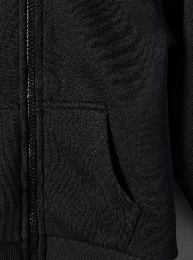 Hooded Zip Through Sweatshirt-3