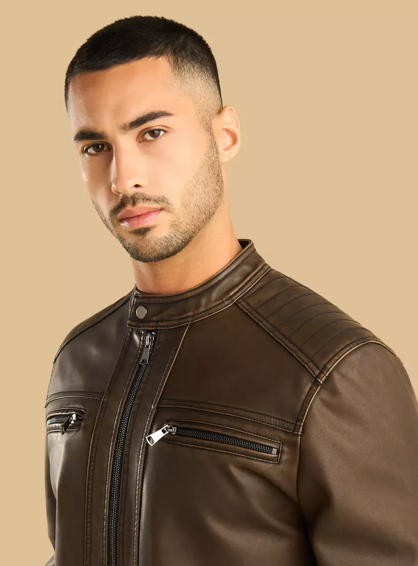 Jacket with Zip Closure-3