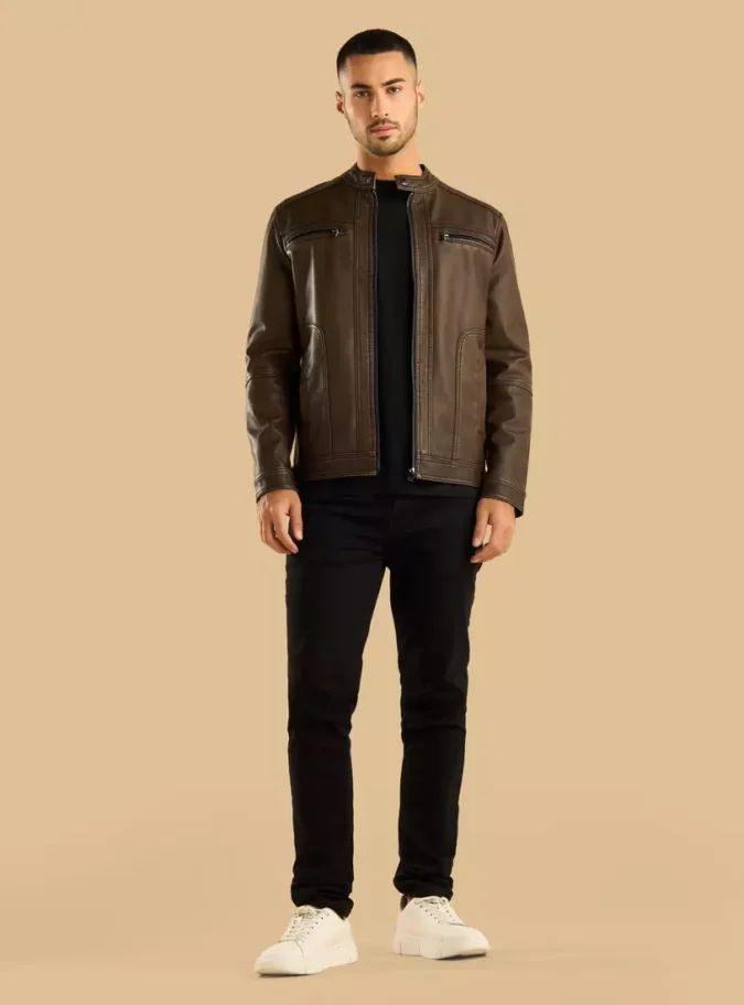 Jacket with Zip Closure-4