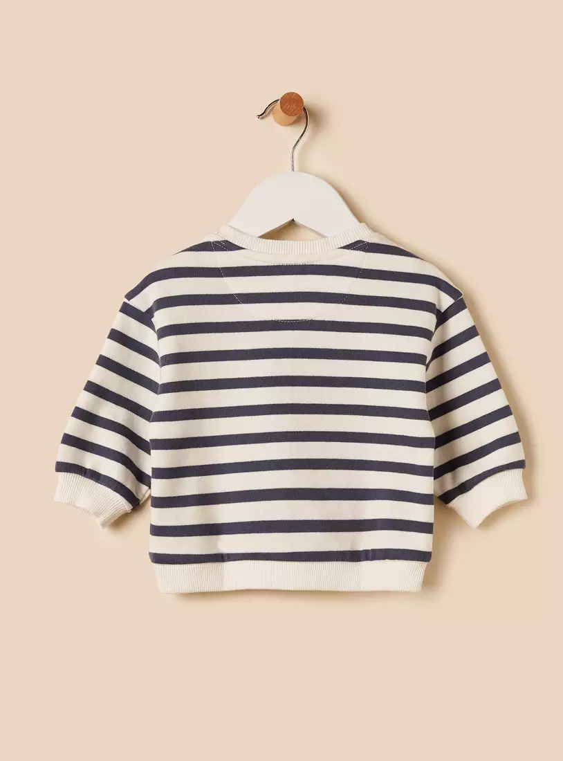 Mickey Mouse Print Cotton Sweatshirt-2