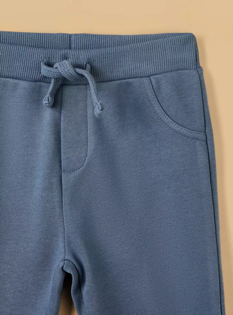 Mid-Rise Cotton Joggers-3