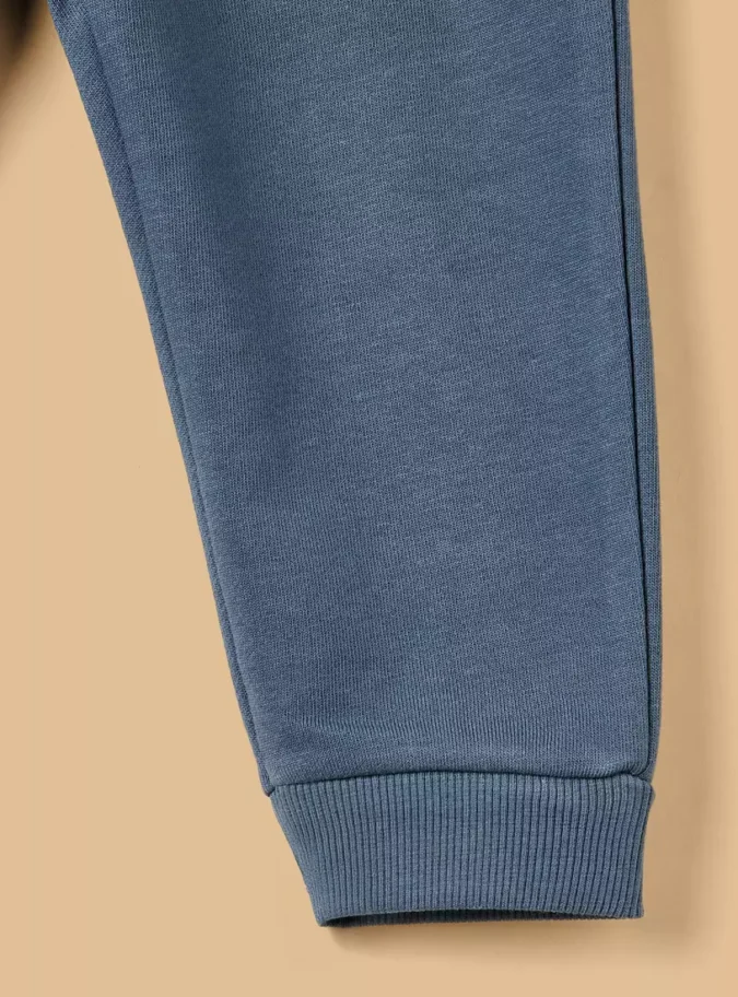 Mid-Rise Cotton Joggers-4