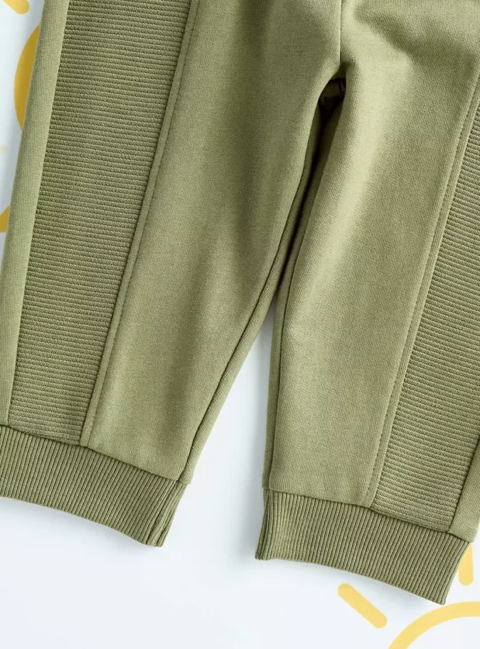 Ottoman Panel Detail Joggers-4