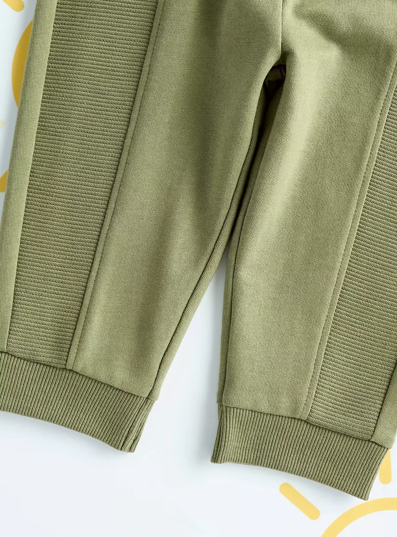 Ottoman Panel Detail Joggers-4