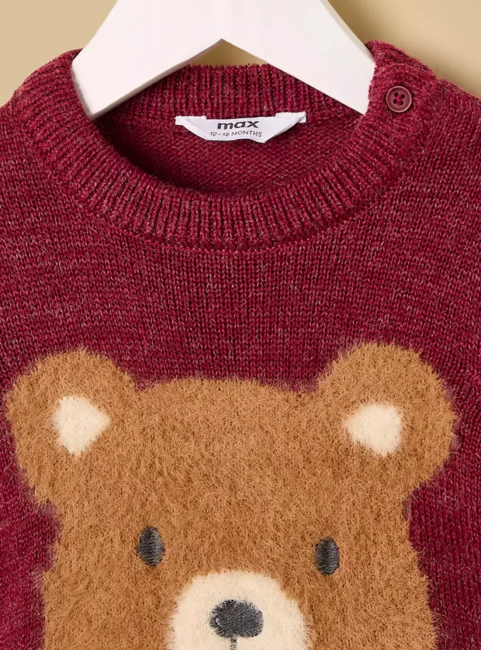 Pack of 2 - Bear Print Cotton Sweater-4