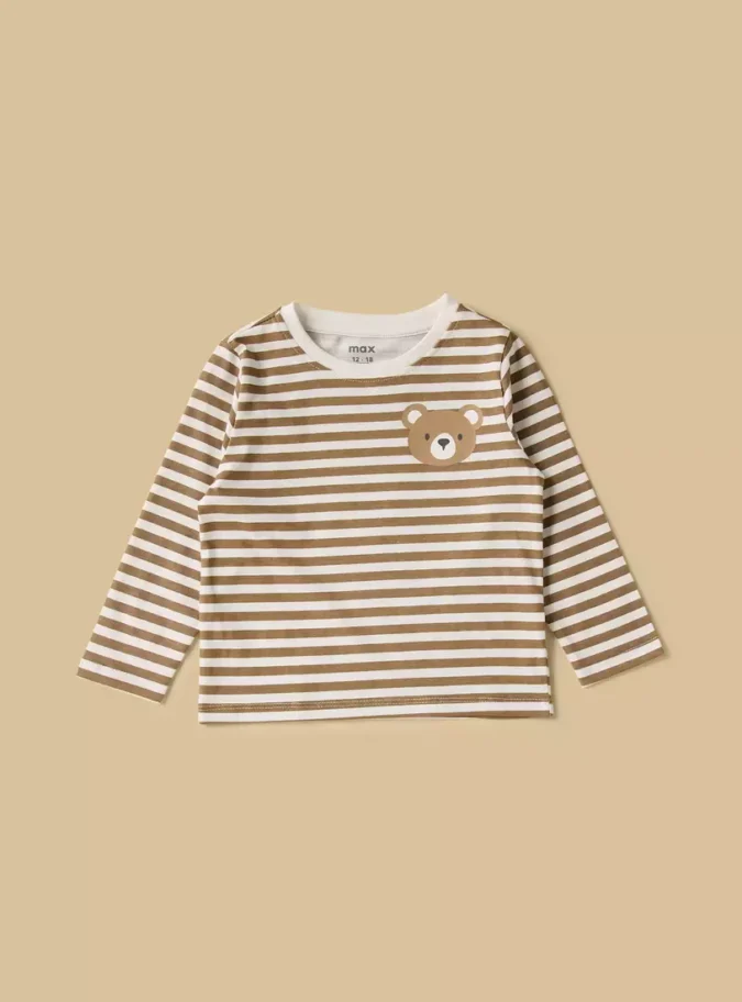 Pack of 2 - Bear Print T-shirts and Pyjamas-3