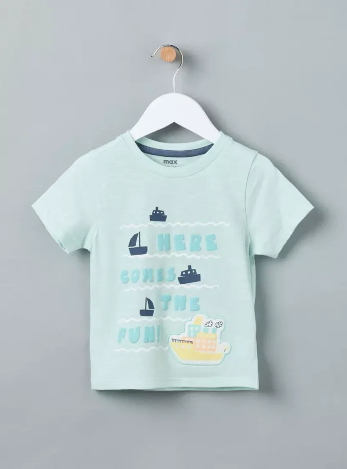 Pack of 2 - Boat Print T-shirt-2
