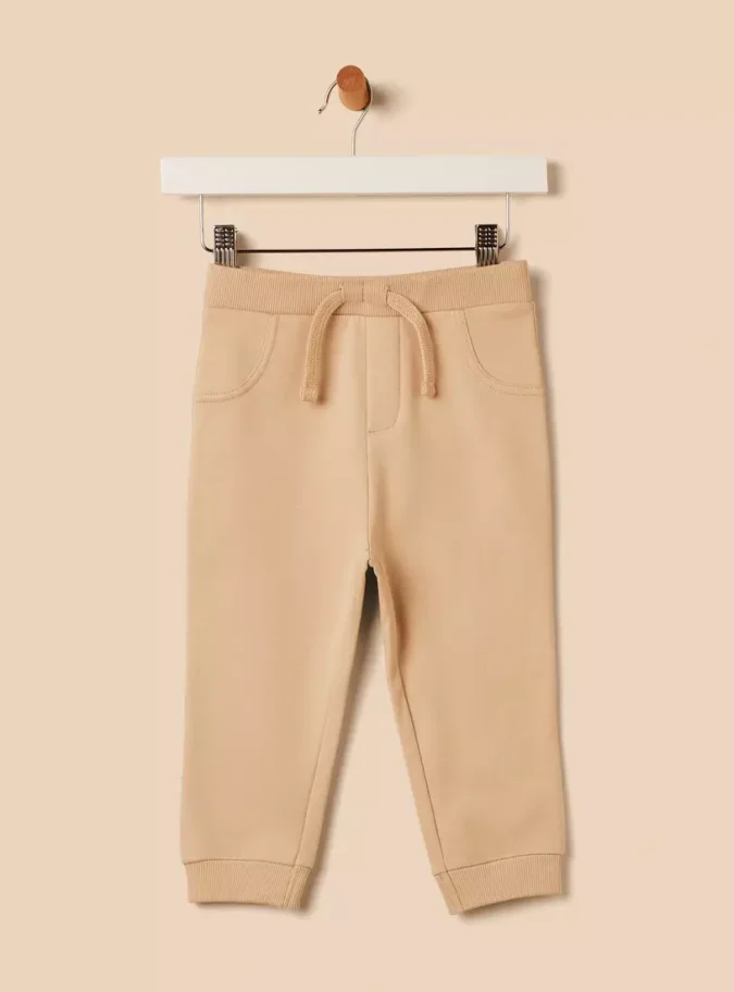 Pack of 2 - Plain Cotton Joggers-2