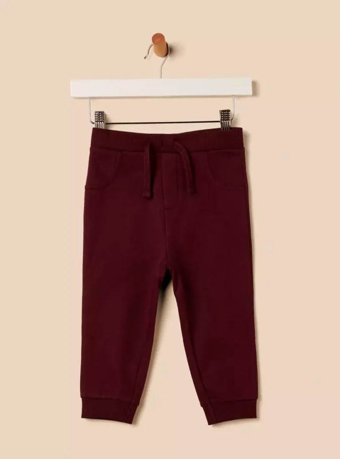 Pack of 2 - Plain Cotton Joggers-3