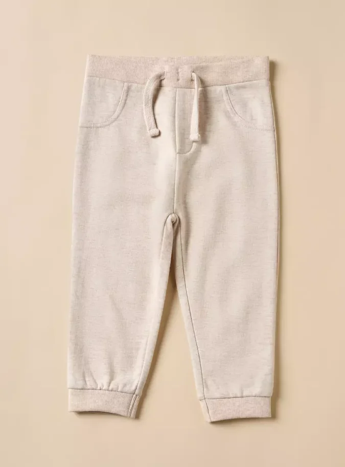 Pack of 2 - Plain Cotton Joggers-3