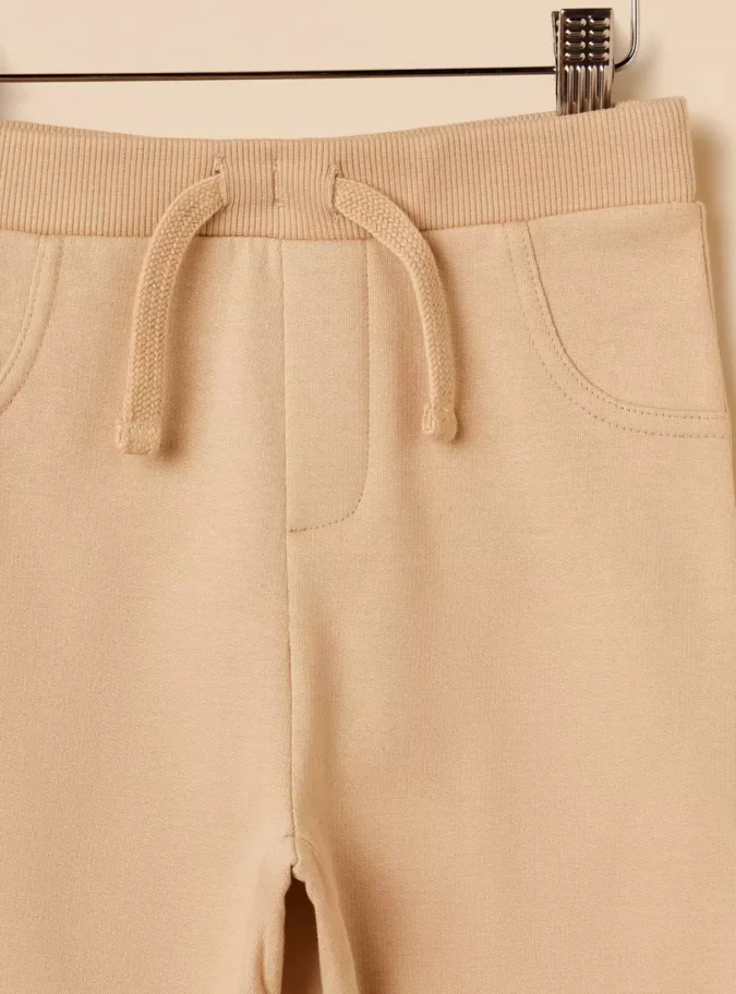 Pack of 2 - Plain Cotton Joggers-4