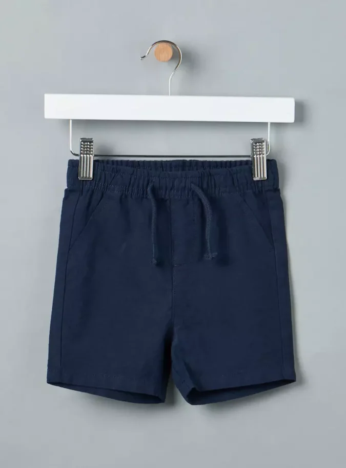 Pack of 2 - Plain Cotton Shorts-2