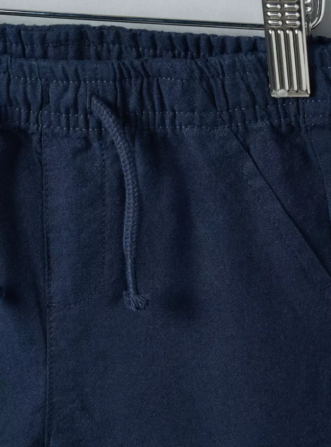 Pack of 2 - Plain Cotton Shorts-4