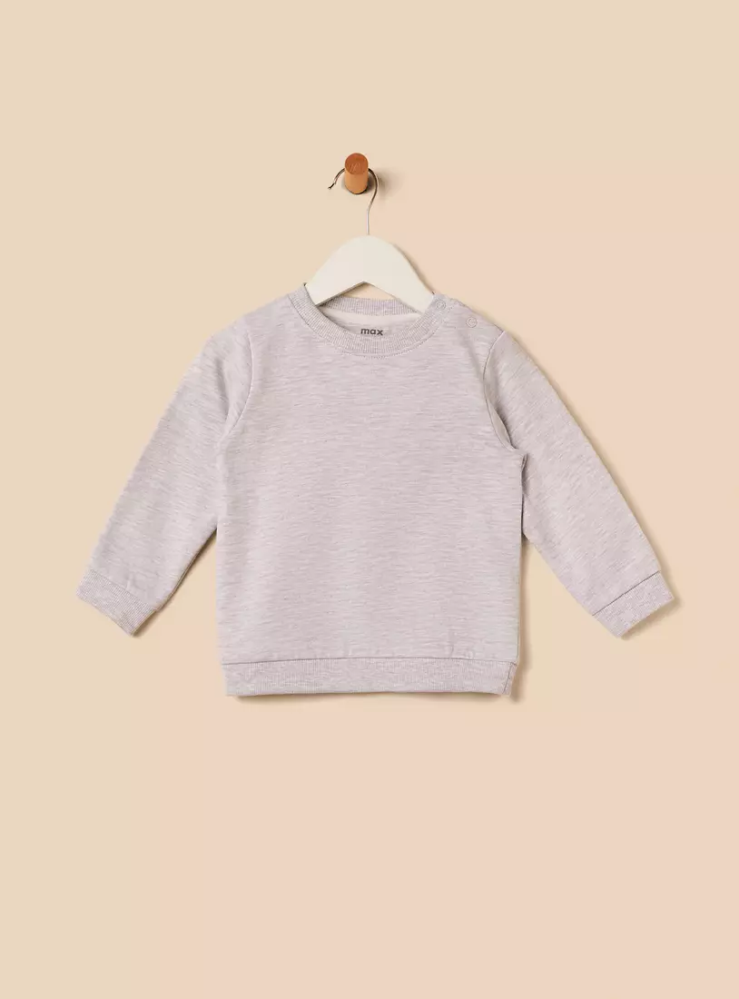 Pack of 2 - Plain Cotton Sweatshirt-3
