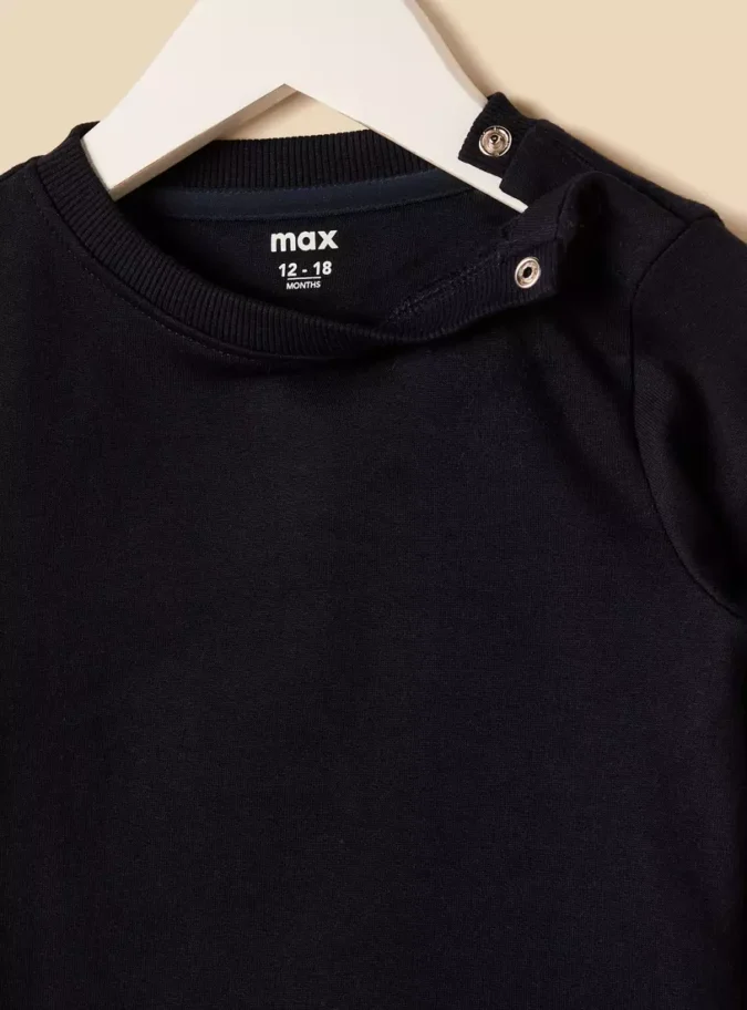 Pack of 2 - Plain Cotton Sweatshirt-4