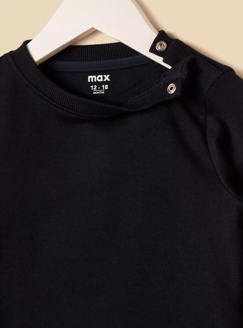 Pack of 2 - Plain Cotton Sweatshirt-4