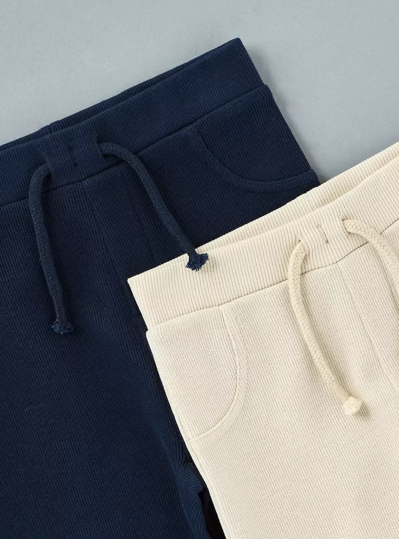 Pack of 2 - Plain Joggers-4