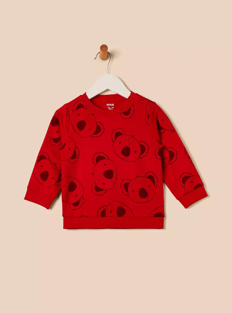 Pack of 2 - Printed Cotton Sweatshirt-2