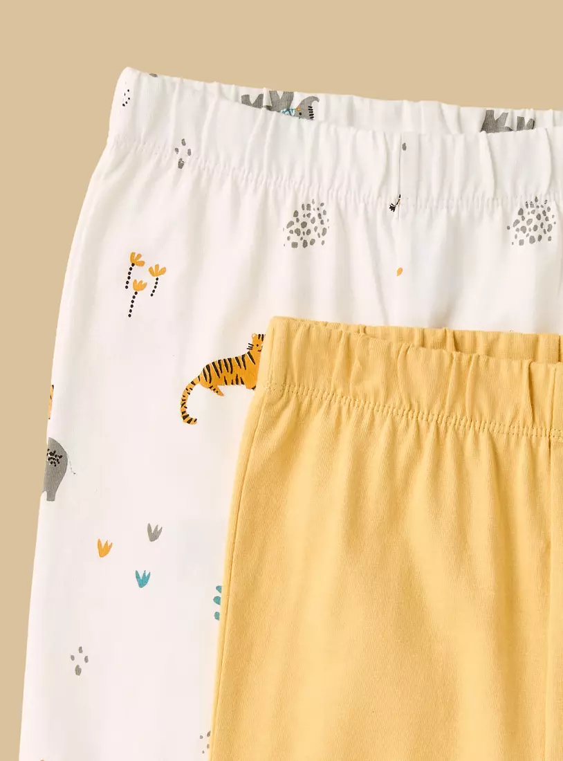 Pack of 2 - Printed T-shirts and Pyjamas -4