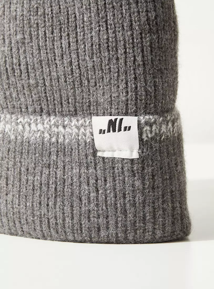 Pack of 2 - Ribbed Beanie Cap-4