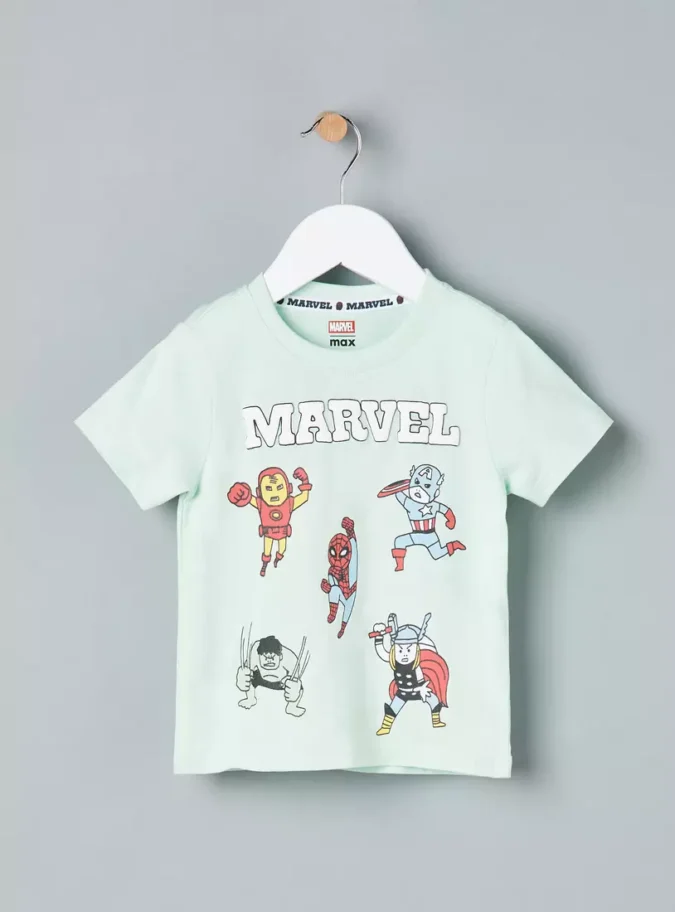 Pack of 2 - Spider-Man Print Cotton T-shirt-2