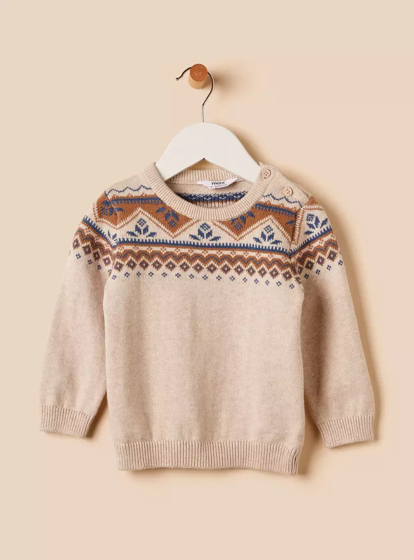 Pack of 2 - Textured Cotton Sweater-3