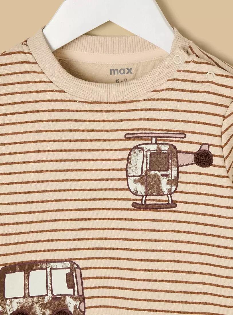 Pack of 2 - Transport Print Sweatshirt3