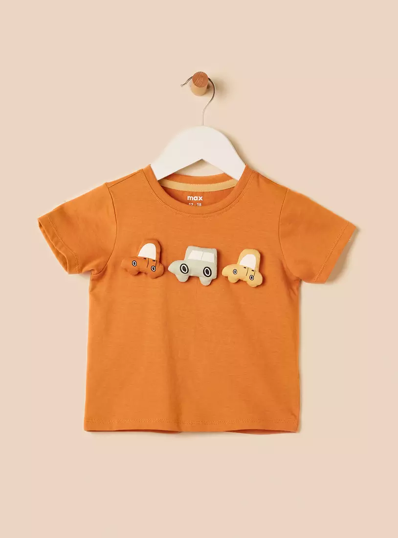 Pack of 3 - Assorted Cotton T-shirt-2