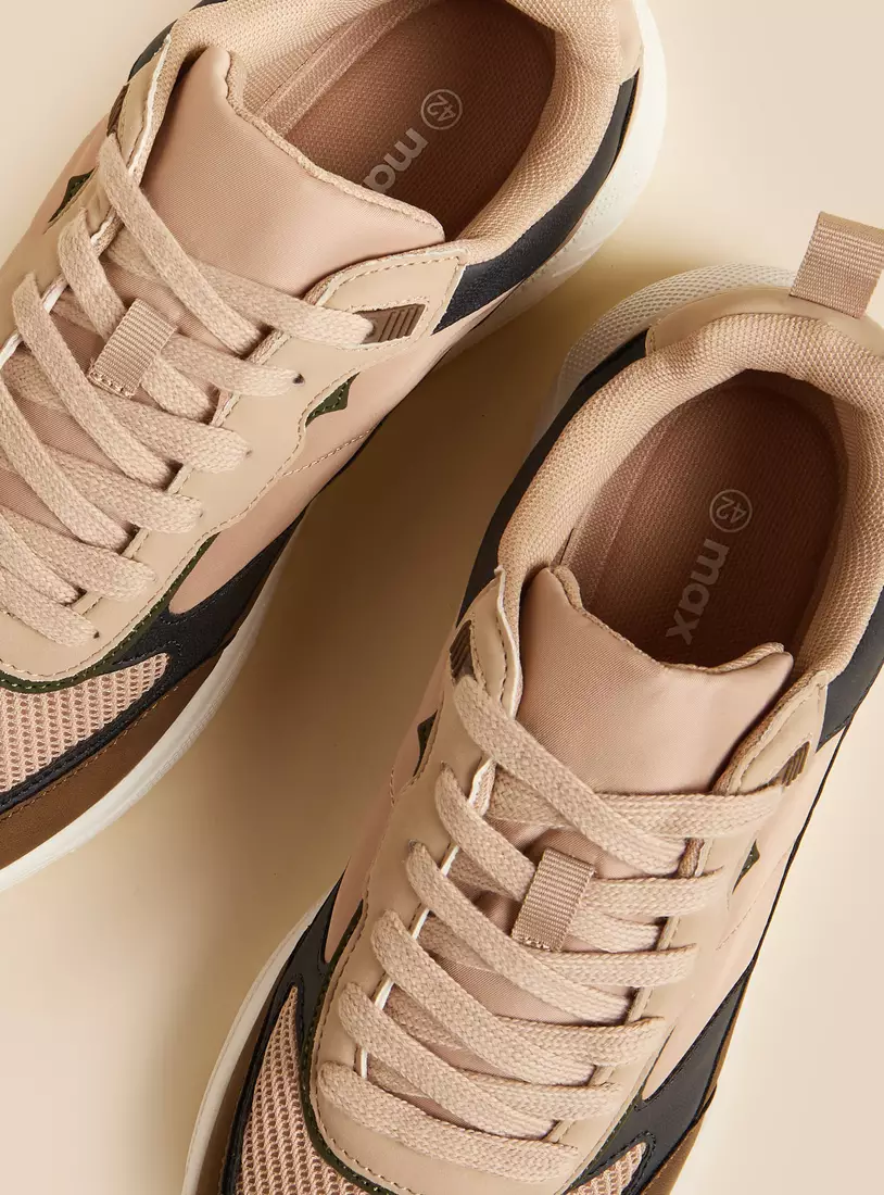 Panelled Lace-Up Shoes-2