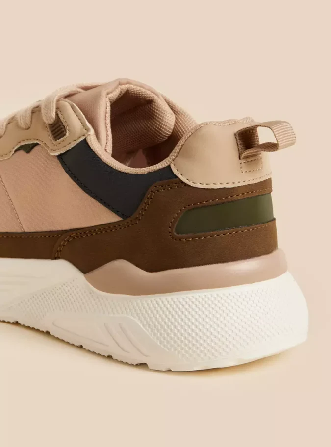 Panelled Lace-Up Shoes-3