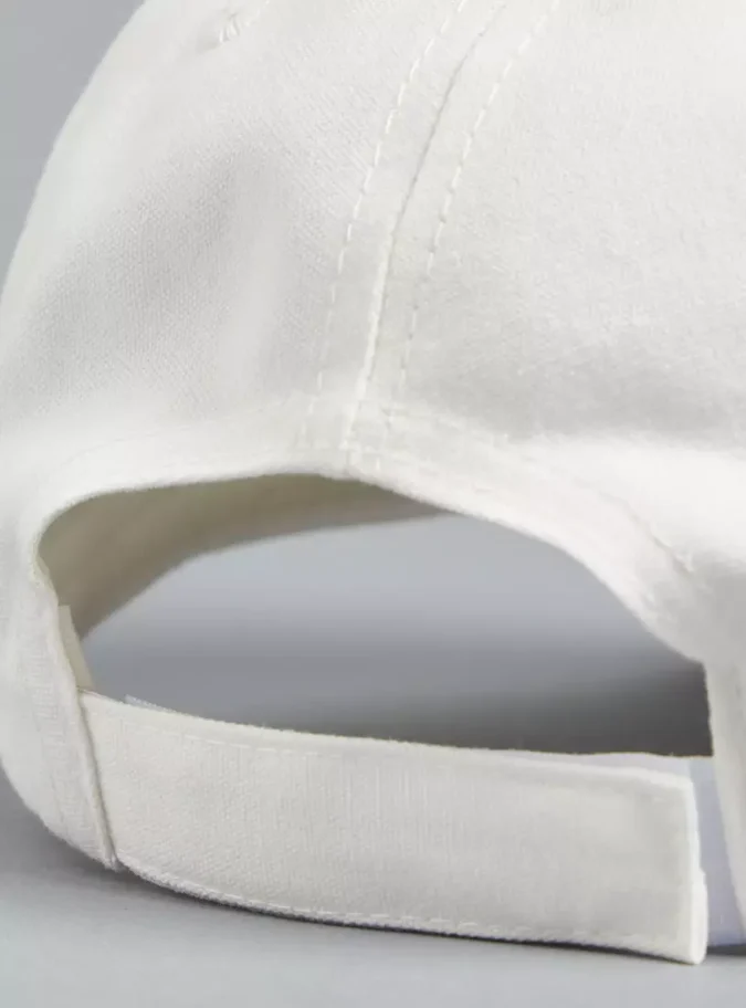 Patch Detail Cap with Hook and Loop Strap Closure-4