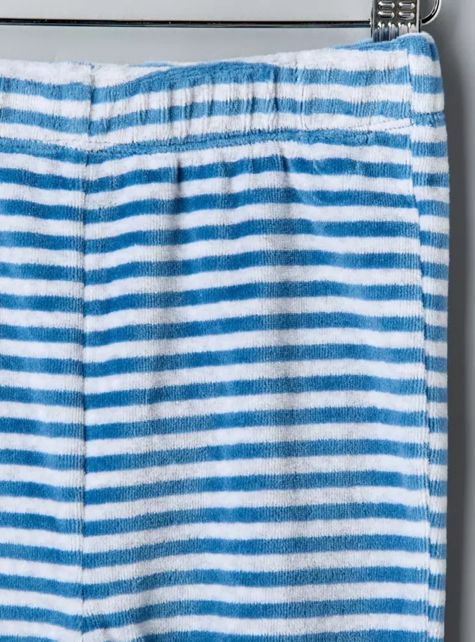 Penguin Applique Velour Pyjama Set-4