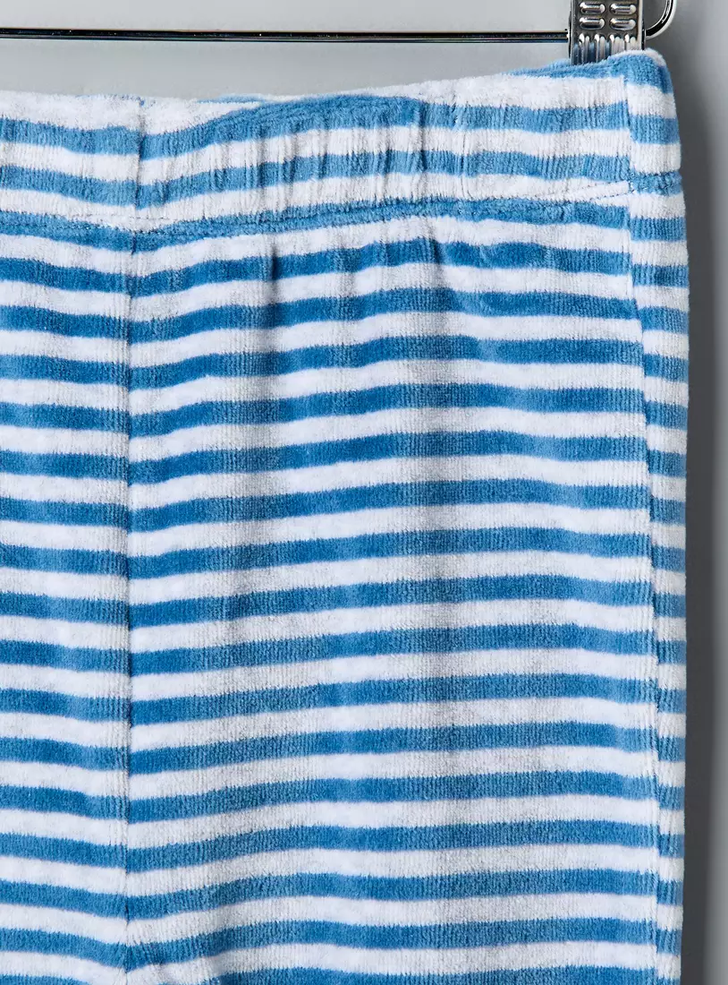 Penguin Applique Velour Pyjama Set-4