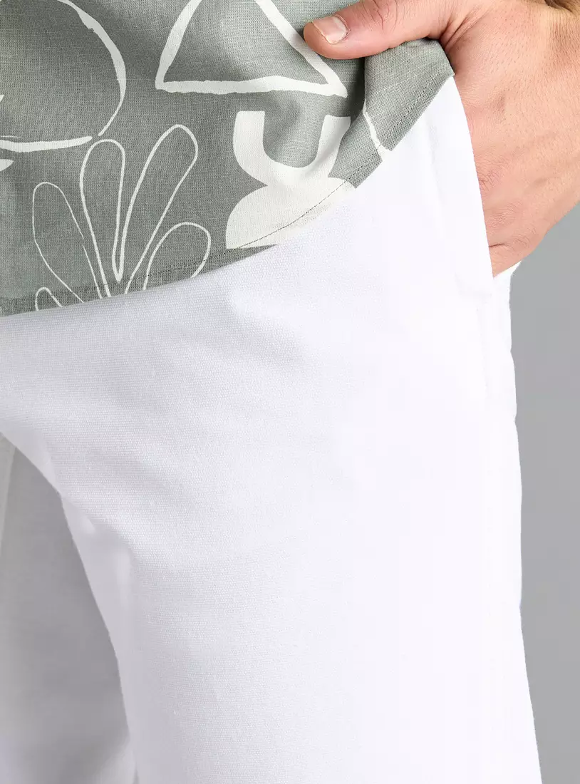 Plain 5-Pocket Smart Jeans-3