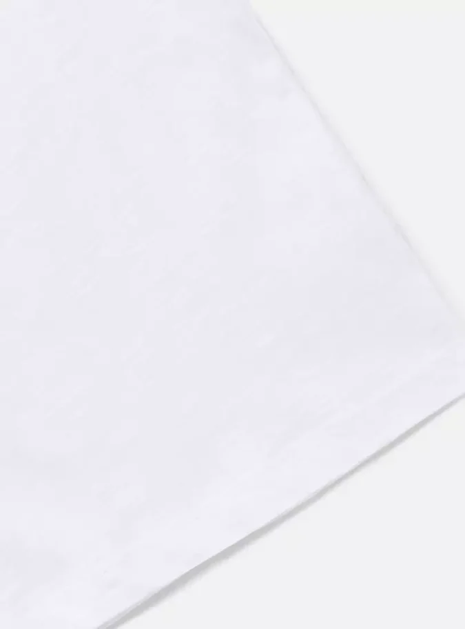 Plain BCI Cotton T-shirt with Round Neck and Short Sleeves-4