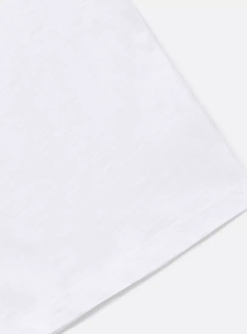 Plain BCI Cotton T-shirt with Round Neck and Short Sleeves-4