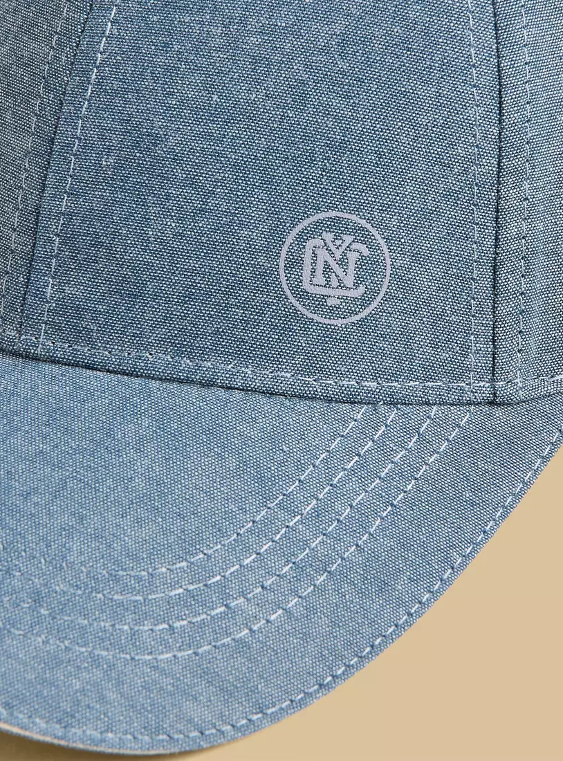 Plain Cap with Hook and Loop Closure-3