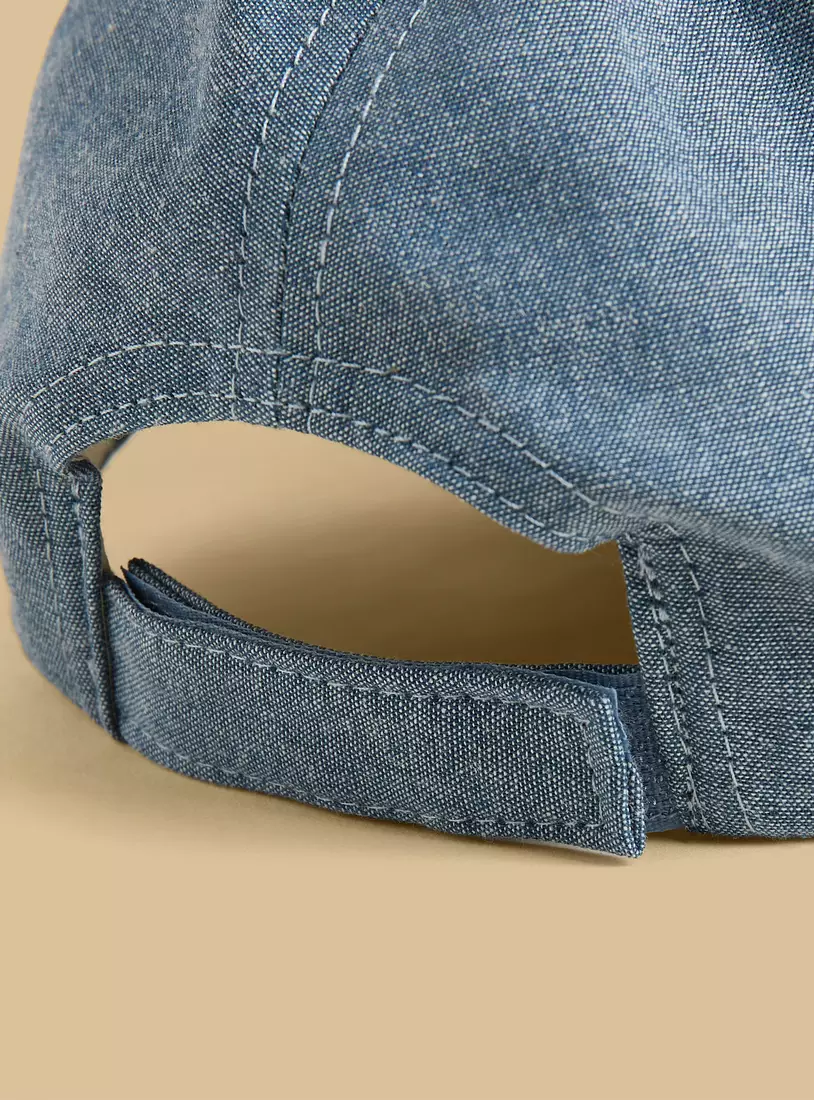 Plain Cap with Hook and Loop Closure-4