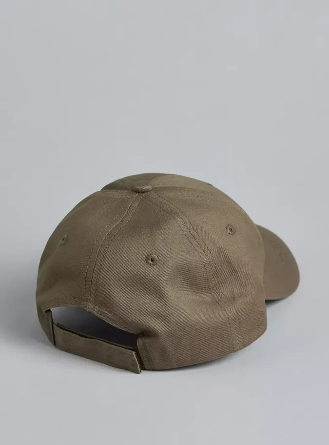 Plain Cap with Hook and Loop Strap Closure-2