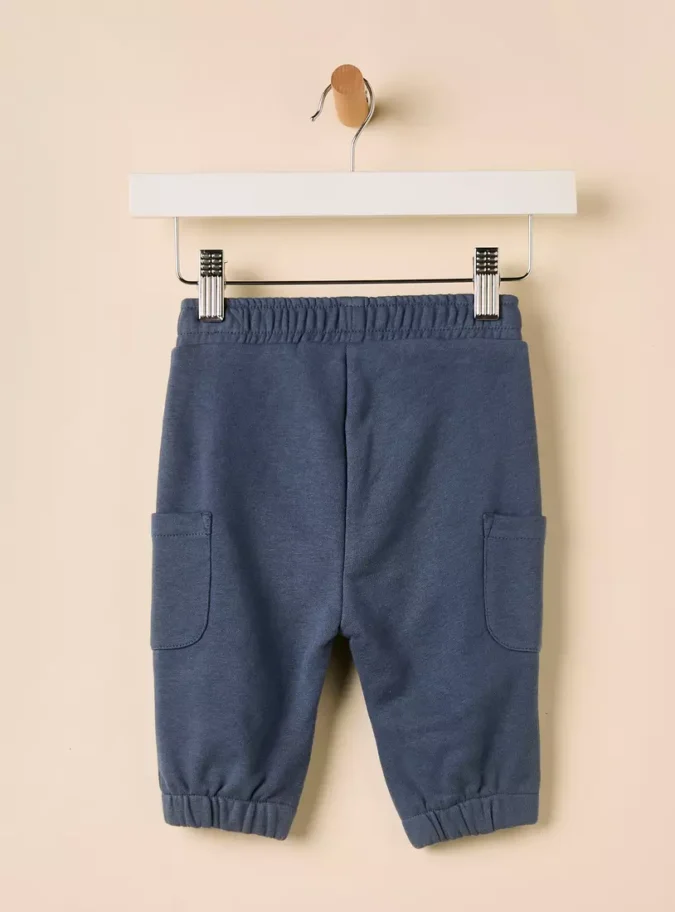 Plain Cargo Joggers-2