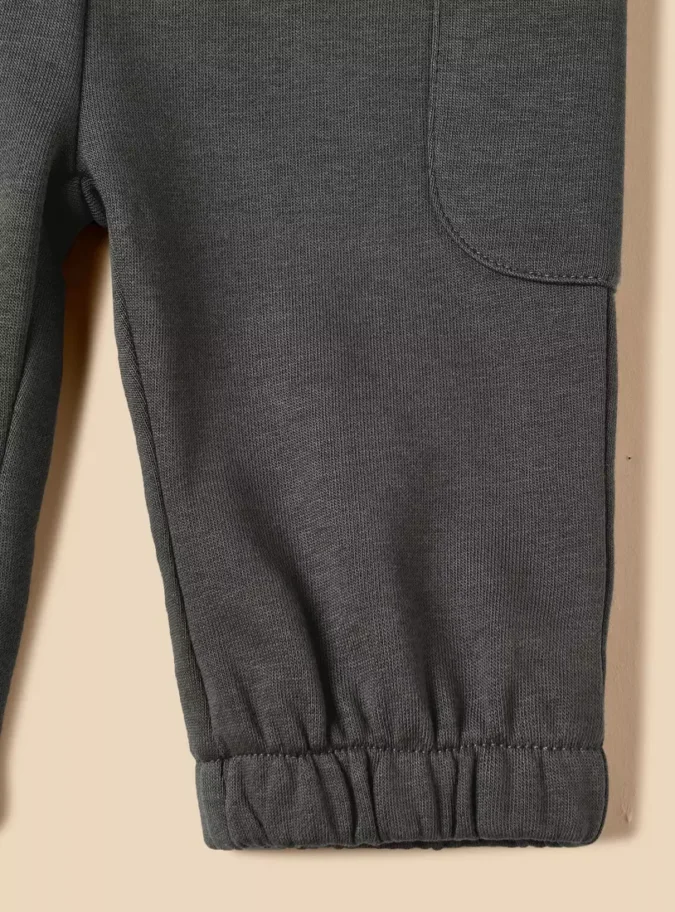 Plain Cargo Joggers-4