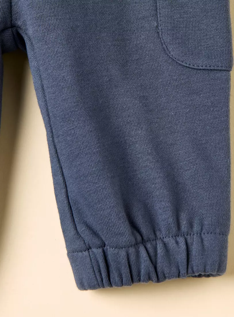 Plain Cargo Joggers-4