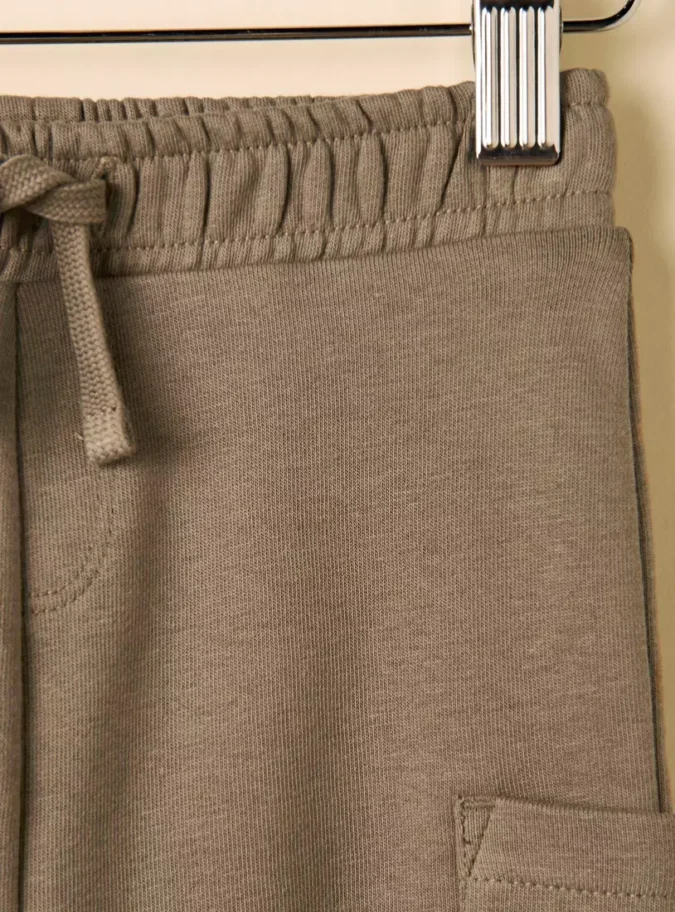Plain Cargo Joggers-7